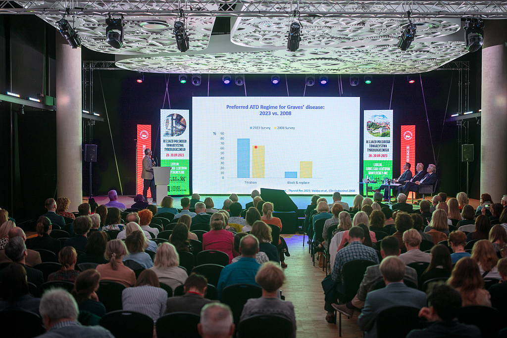 Uczestnicy Zjazdu podczas jednej z prelekcji w Lubelskim Centrum Konferencyjnym.