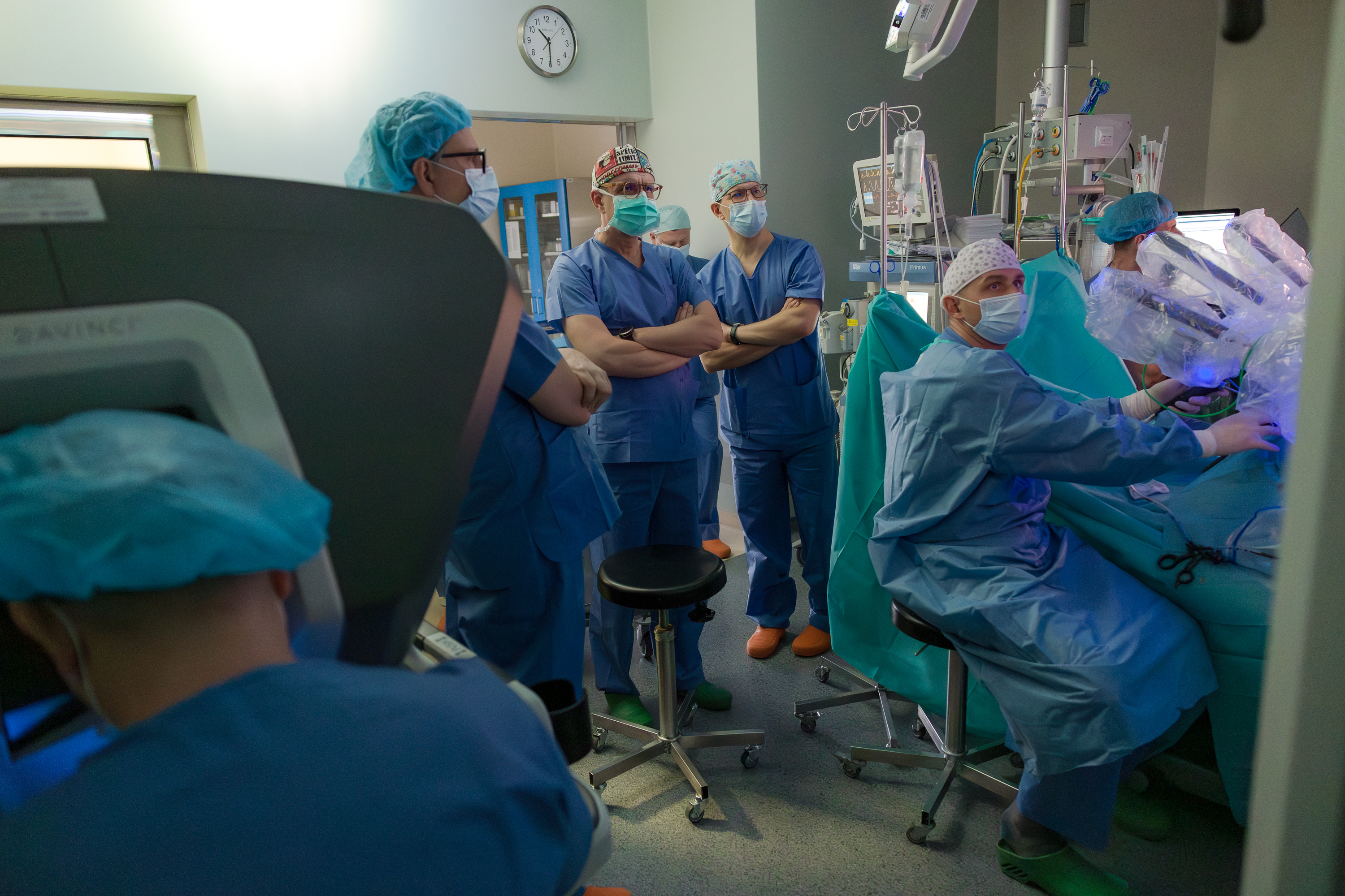 Pierwsza operacja czopa nowotworowego przy użyciu systemu da Vinci