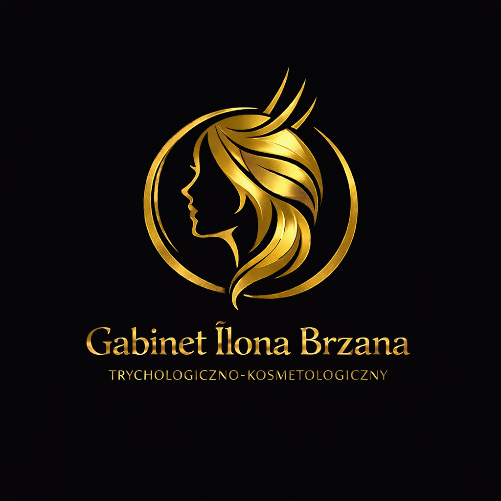Złote logo Gabinetu Ilona Brzana