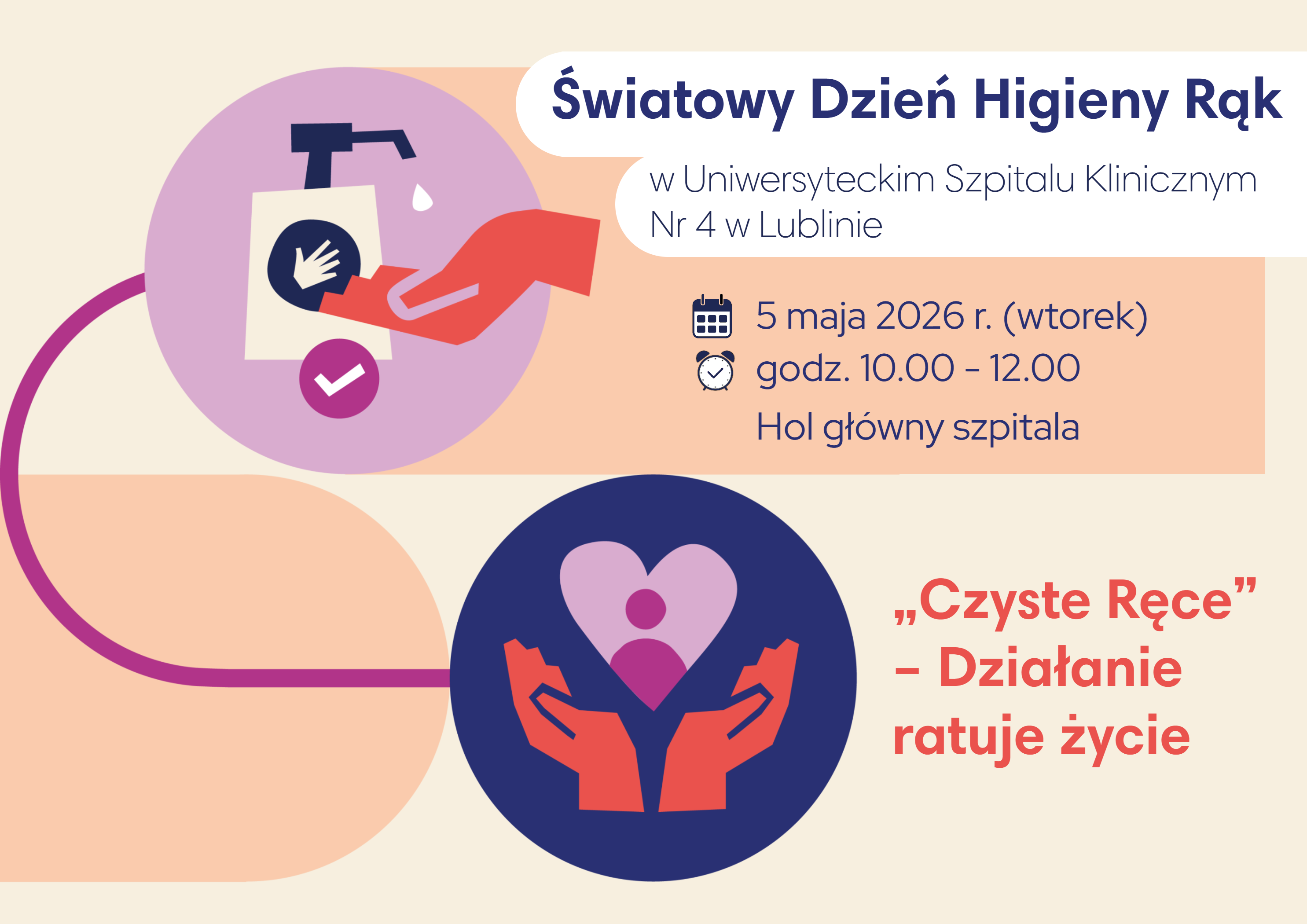 Światowy Dzień Higieny Rąk 2026 w USK Nr 4 w Lublinie – „Czyste ręce ratują życie”